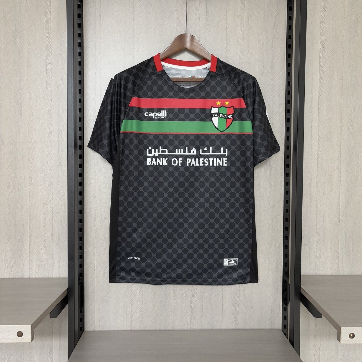 Camisa da Palestina 2025/26 - Torcedor Masculina - Preta