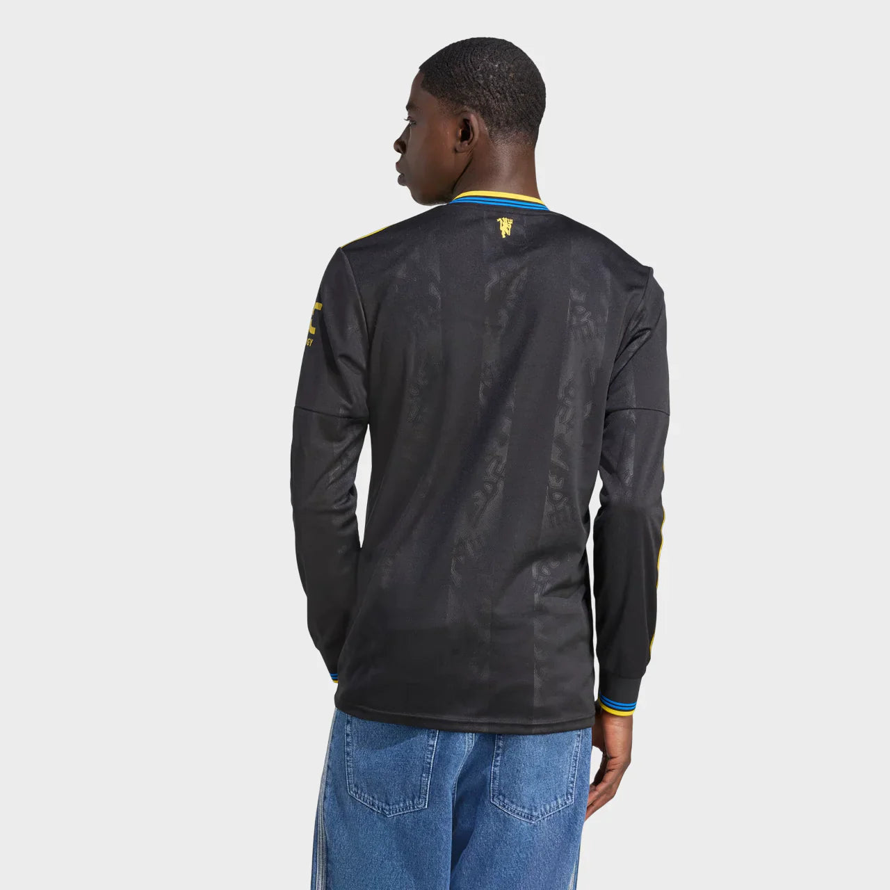 Camisa Manchester United III Manga Longa 25/26 - Torcedor Masculina - Preta